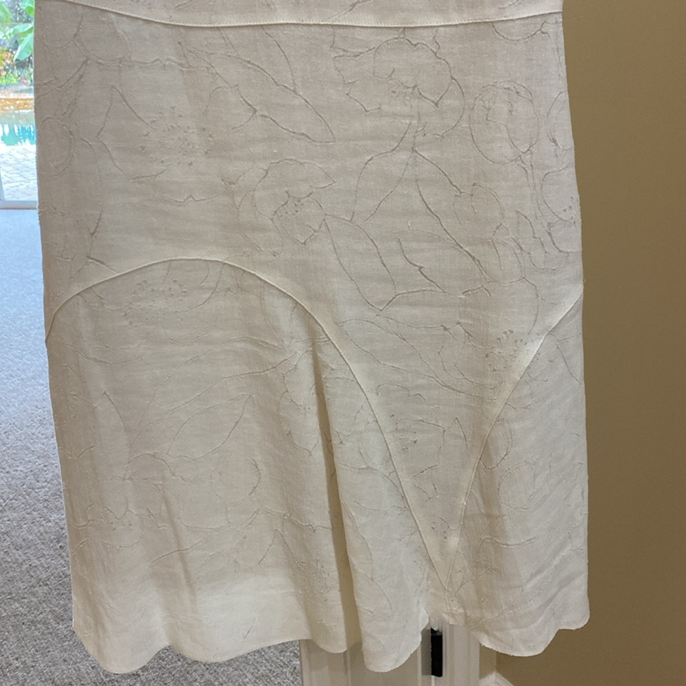 Ellie Tahari off white dress size 6 - Picture 3 of 4